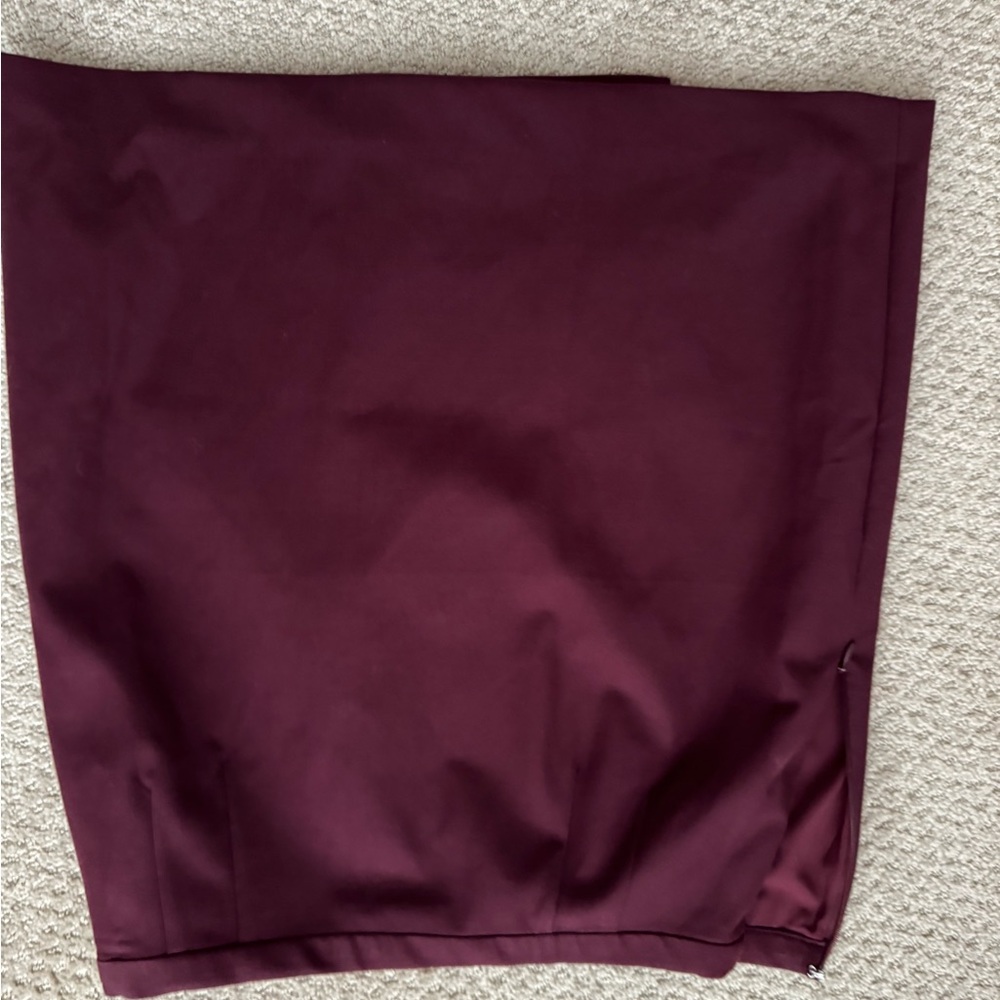 Talbots Red and Gold Pencil Skirt Knee-Length Workwear - Picture 5 of 7